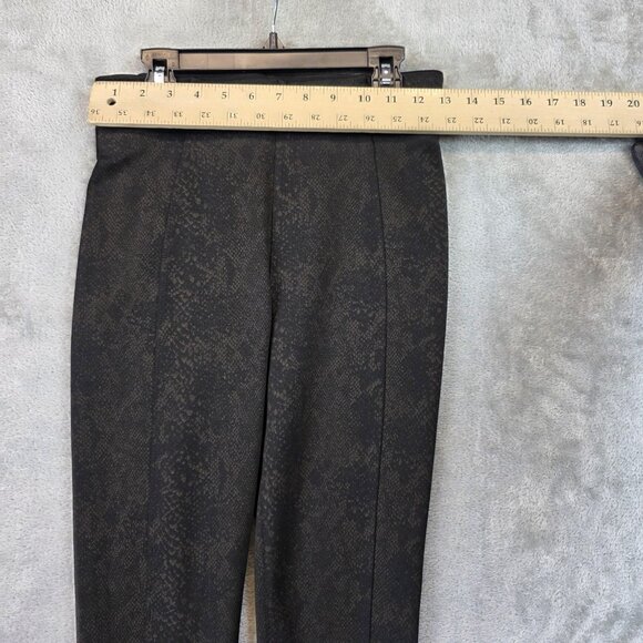 Liverpool Pants Womens 2 Copper Black Python Print Slim Stretch Dress Trousers - Picture 2 of 13